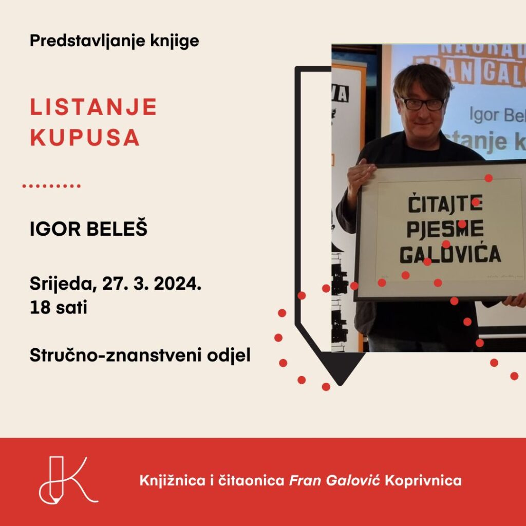 Predstavljanje knjige / Igor Beleš „Listanje kupusa“