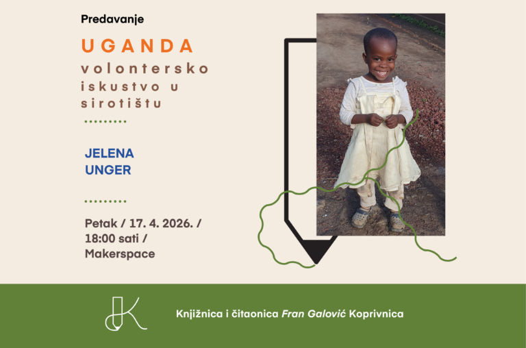 Predavanje Jelene Unger „Uganda: volontersko iskustvo u sirotištu“